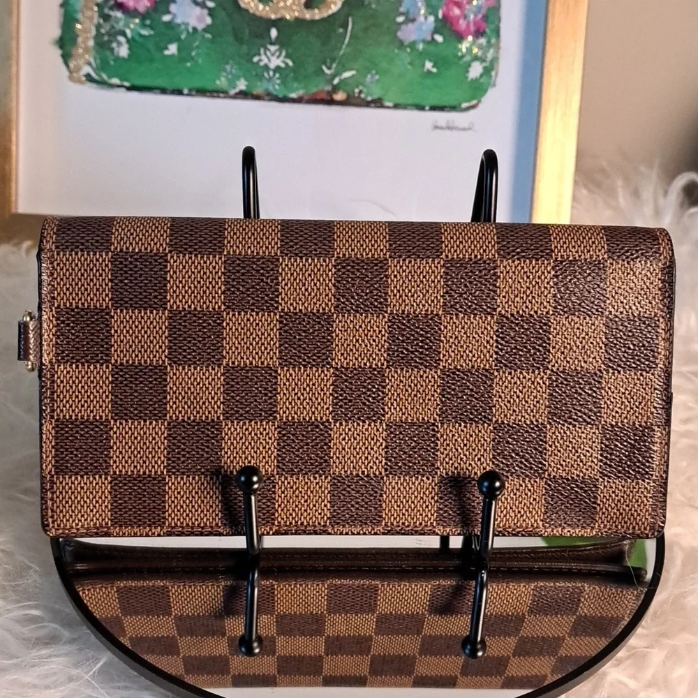 Louis Vuitton Damier Ebene Accordian Wallet